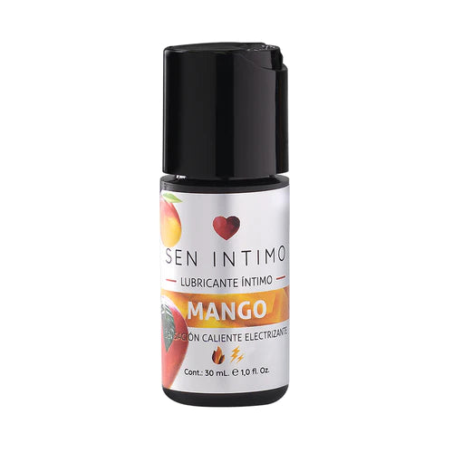 Botella de lubricante electrizante de mango, vista lateral