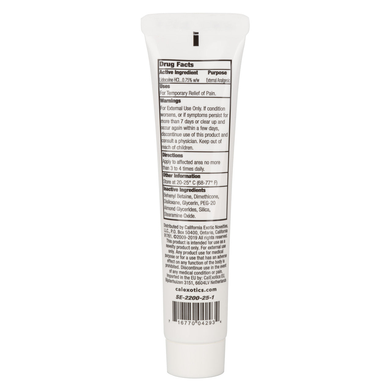 Envase Gel Tush Eze 1.5oz