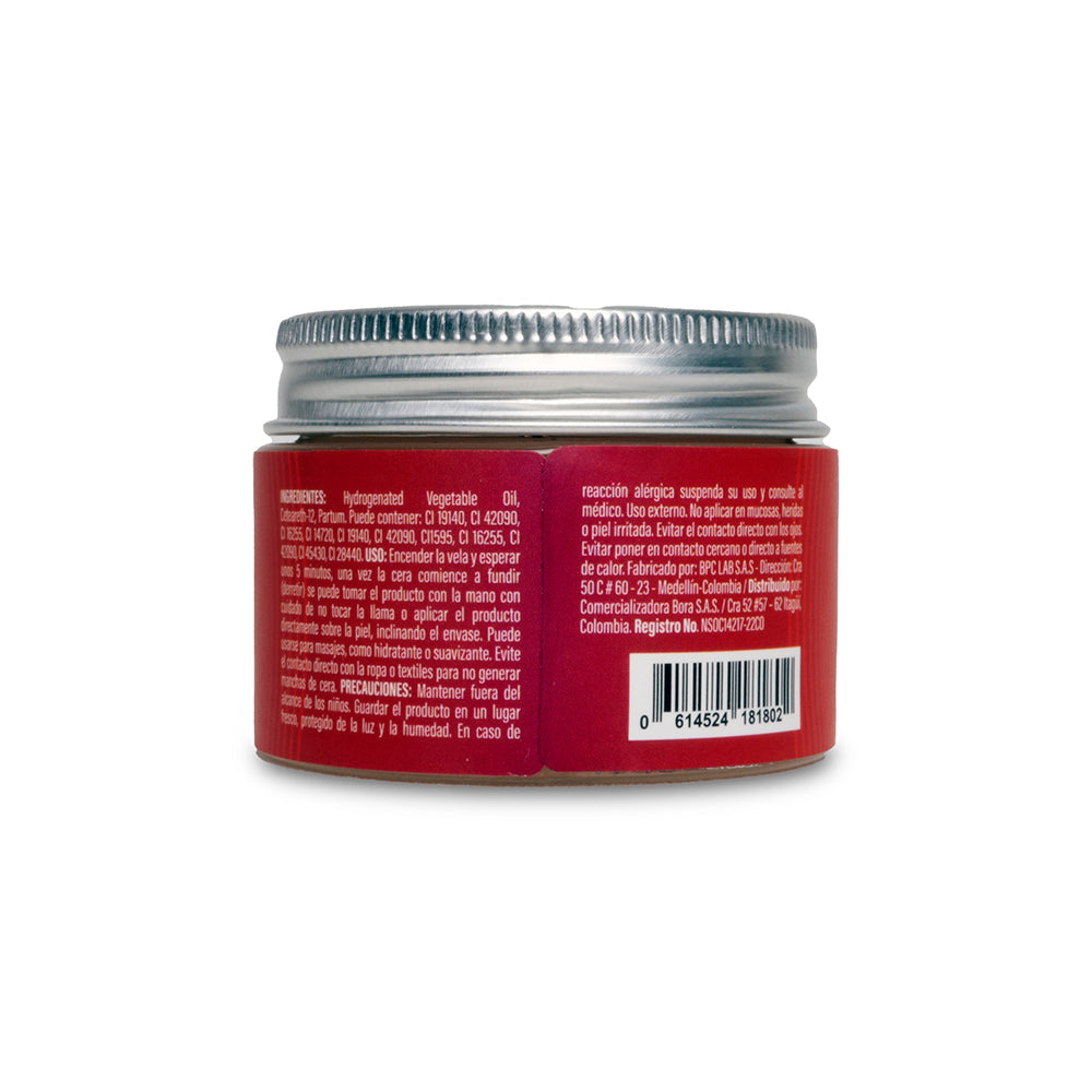 Vela de Masaje Elixir 30g - Vista posterior